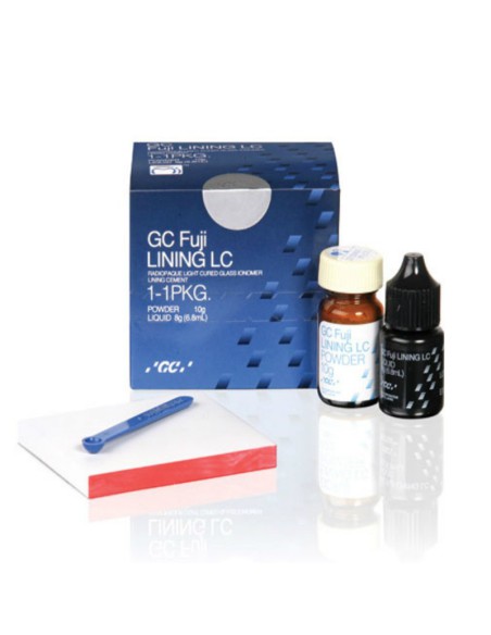 Fuji Lining LC 1-1PKG Ionómero Vidrio Kit Polvo 10gr + Liquido 6,8ml.