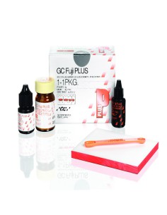 Fuji Plus 1-1PKG A3 Cemento Ionómero Polvo 15g+ Líquido 7ml+ Acondicionador