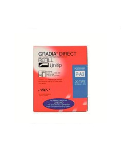 Gradia Direct Restaurador Posterior 20 Unitips 0,28gr.