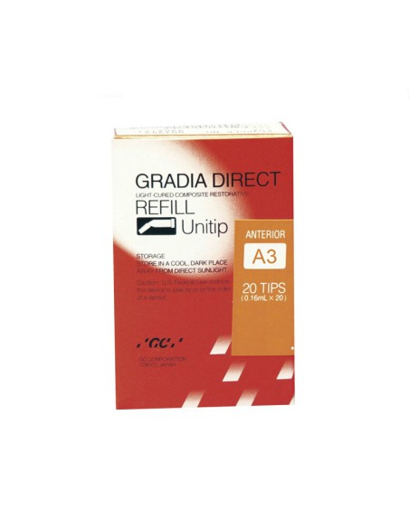 Gradia Direct Restaurador Anterior 20 Unitips 0,24gr.
