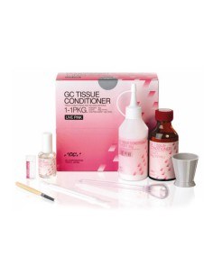 Tissue Conditioner Kit Rosa 1-1PKG Material de Rebase Polvo+Líquido