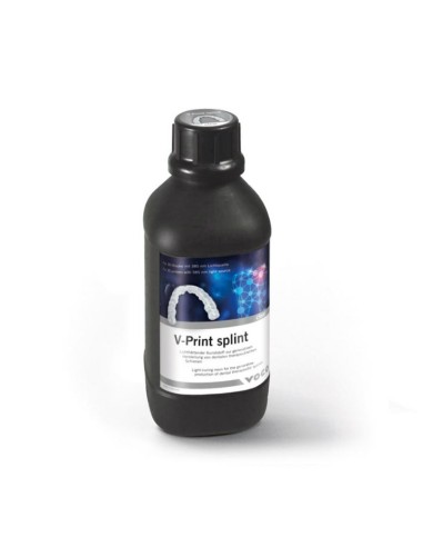 V-Print Splint Clear Material de Impresión 3D Botella 1kg.