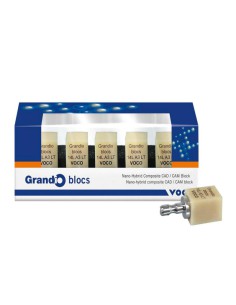 Grandio Blocs n. 14 L LT Bloque de Composite CAD/CAM 5 uds
