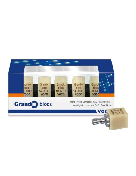 Grandio Blocs n. 14 L LT Bloque de Composite CAD/CAM 5 uds
