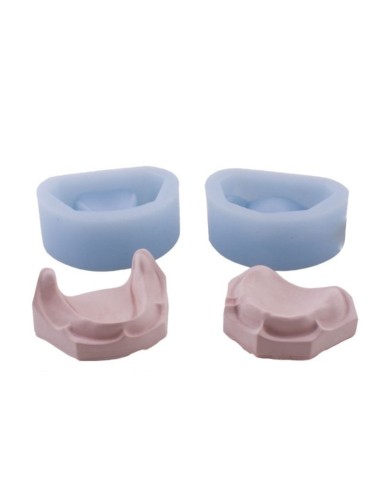 Molde Silicona para Modelo Desdentado