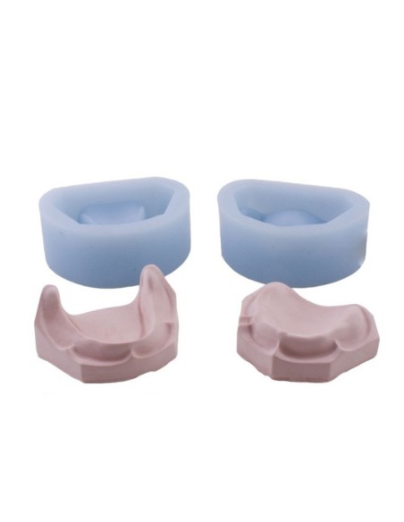 Molde Silicona para Modelo Desdentado