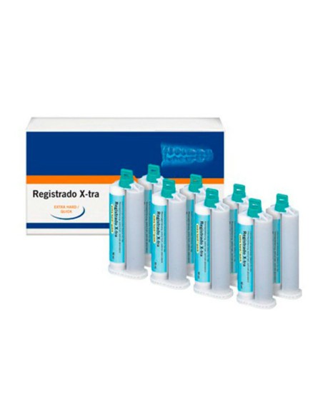 Registrado X-tra Silicona Adición 8 Cartuchos 50ml.