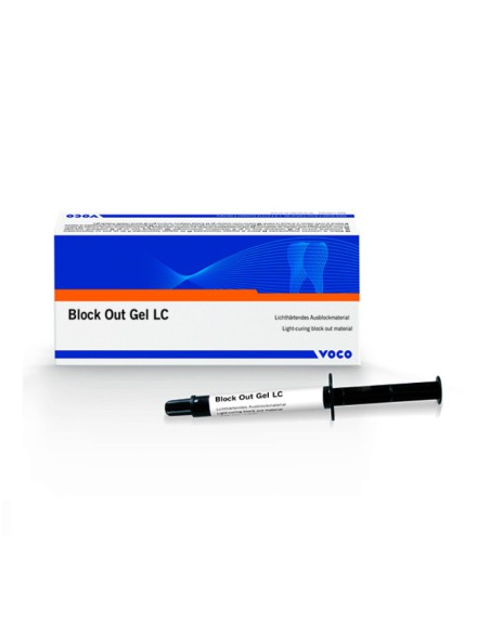 Block Out Gel LC Material de Bloqueado Fotopolimerizable 4 Jeringas 1,2ml.