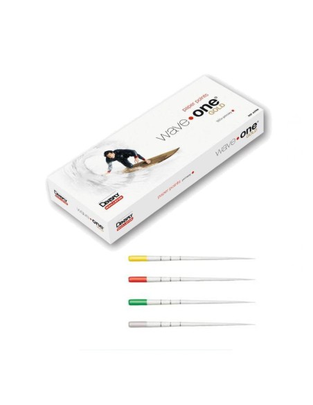 Puntas de Papel WaveOne Gold 29mm Caja 180uds