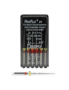 Limas Profile Conicidad .04 Ni-Ti 21mm 6 uds