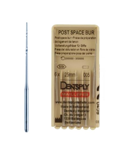 Fresa Post Space Bur FG 25mm 6 unidades