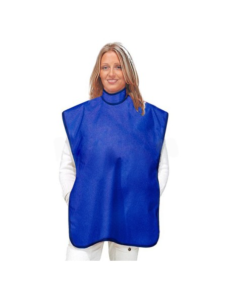 Delantal Plomo con Collar