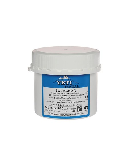 Solibond N Aleación Cromo-Niquel Prótesis 1kg + Prueba 12gr.