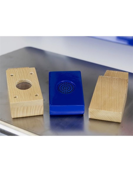 Mesa de Trabajo Metálica 2 Puestos con Aspiradores y Lámparas