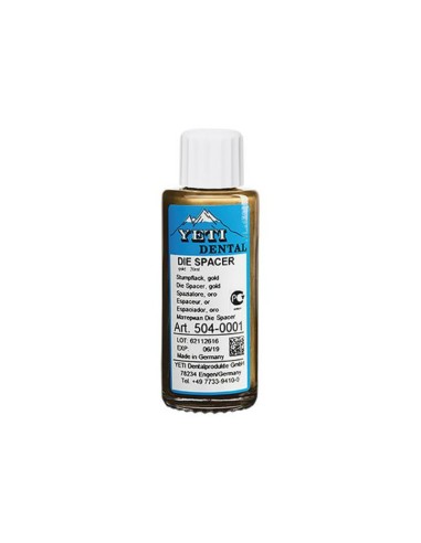 Die Spacer Barniz Espaciador 13 Micras Plata-Oro Frasco 20ml.