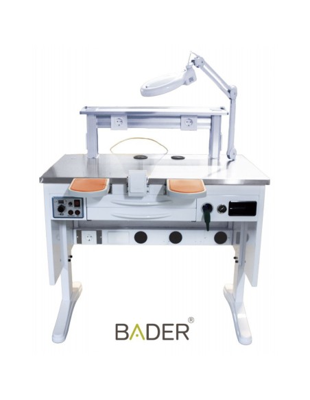 Puesto de Trabajo Inox con Aspirador, Micromotor y Luz