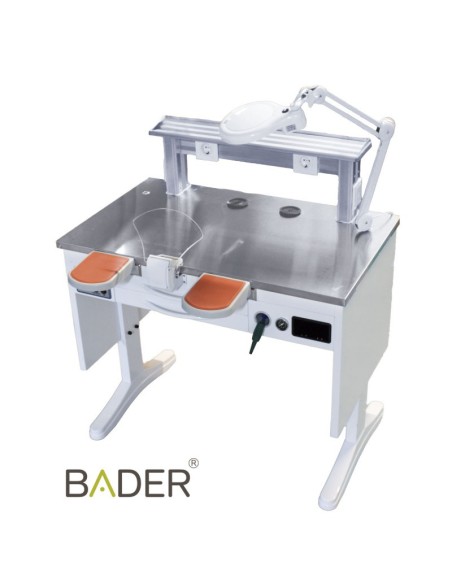 Puesto de Trabajo Inox con Aspirador, Micromotor y Luz