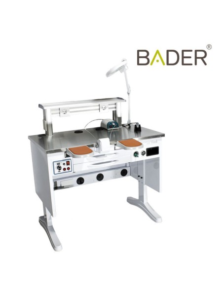 Puesto de Trabajo Inox con Aspirador, Micromotor y Luz