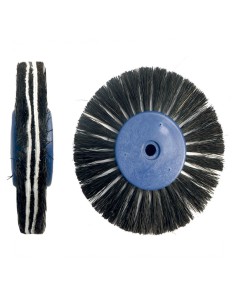 Cepillo Pulidor Cerda Negra y Algodón Convergente Negra 6 uds