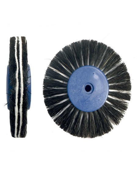 Cepillo Pulidor Cerda Negra y Algodón Convergente Negra 6 uds