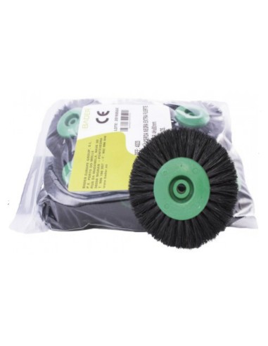 Cepillo Pulidor Cerda Extra Fuerte Recto Negra 24 uds