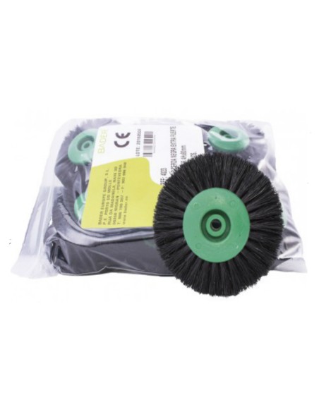 Cepillo Pulidor Cerda Extra Fuerte Recto Negra 24 uds