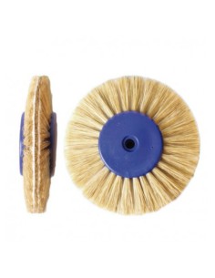 Cepillo Pulidor Cerda Suave Blanca y Paño Convergente 6 uds