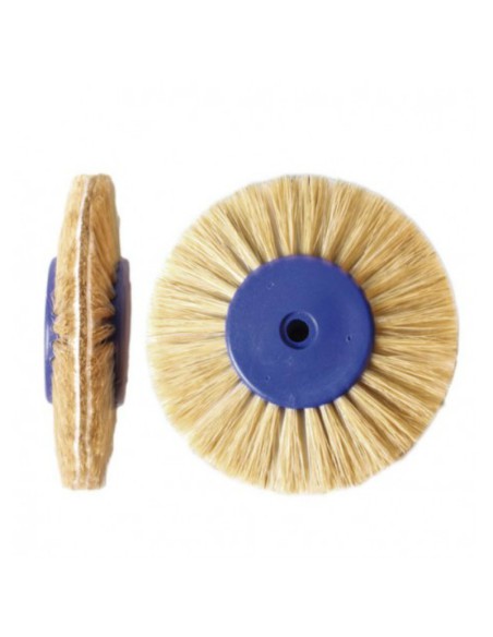 Cepillo Pulidor Cerda Suave Blanca y Paño Convergente 6 uds