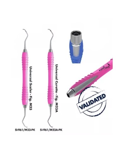 Set Raspadores Colori Silikon Rosa 2 unidades