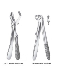 Fórceps Klein Niño Molar Superior o Inferior