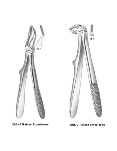Fórceps Klein Niño Raíces Superiores o Inferiores