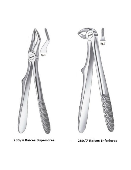 Fórceps Klein Niño Raíces Superiores o Inferiores