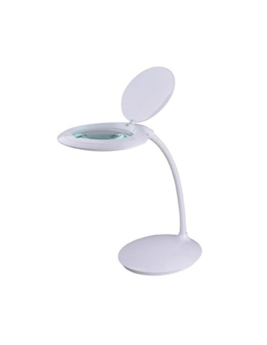 Lámpara Lupa 60 LEDs 5X Sobremesa con Brazo Flexible