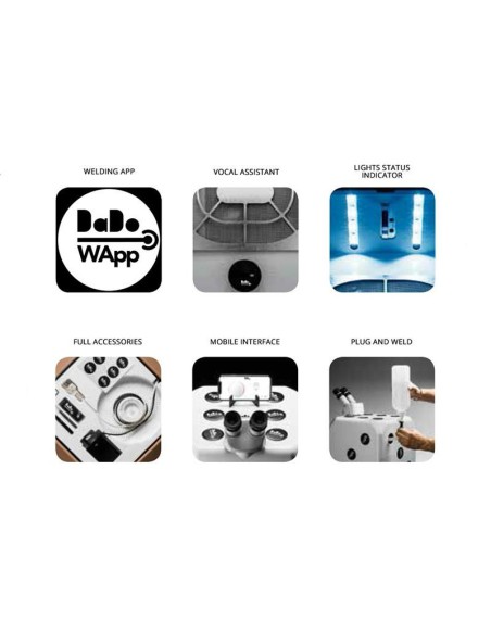 Máquina de Soldar por Láser DaDo Welder Entrada Gas Argón