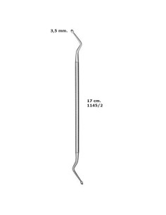 Cureta Hemingway Doble 3,5 mm 17 cm.