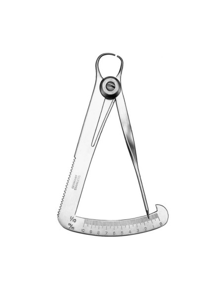 Iwanson Calibrador para Metal 10 cm Laboratorio