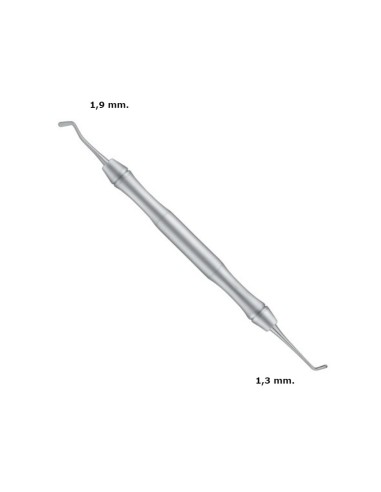 Obturador Liquid Steel Espátula Pera 1,3mm - 1,9mm