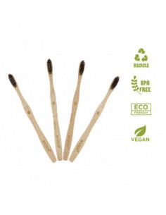 Cepillo de Dientes de Bambú D11 Biodegradable Caja 12 uds 2