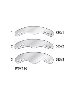 Matrices Ivory Metálicas 12 unidades