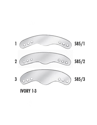 Matrices Ivory Metálicas 12 unidades