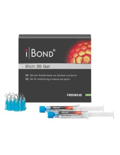 iBond Etch 35 Gel Acido Grabador 2 Jeringas 2,5ml.