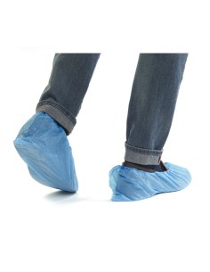 Cubrezapatos PVC Protector Talla Unica Azul 100 uds