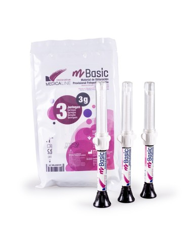 mBasic Cemento Provisional 3 Jeringas 3gr.