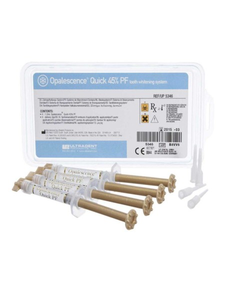 Opalescence Quick PF 45% Kit Blanqueamiento Clínica 4 Jeringas 1,2ml.