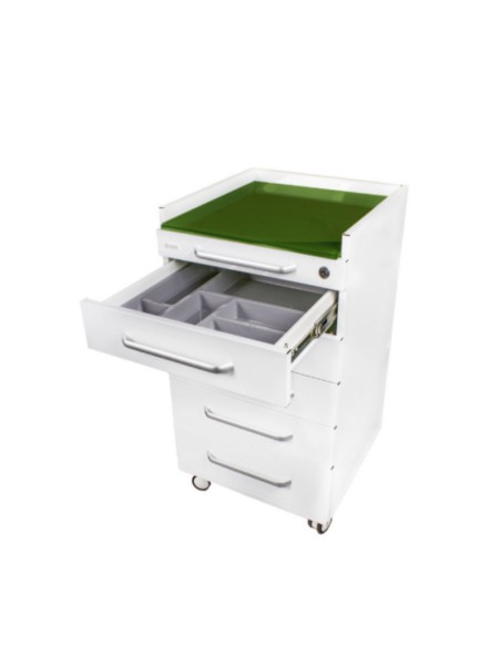 Carro Móvil Eros 6 Cajones con Encimera