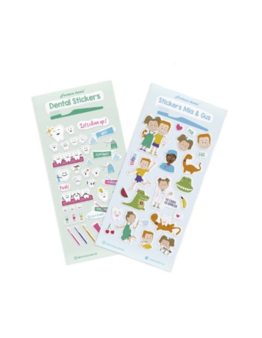 Pegatinas con Relieve de Mia y Gus