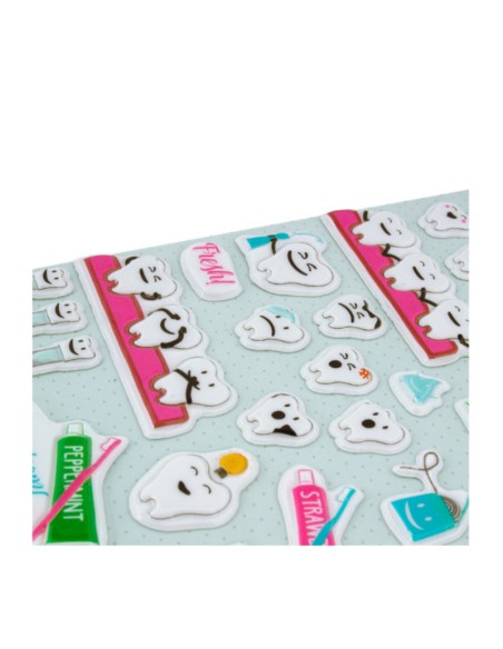 Pegatinas con Relieve de Mia y Gus