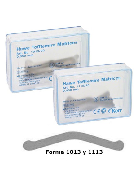 Matrices Universales Tofflemire Anatómica 30 unidades