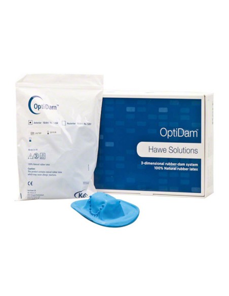 OptiDam Intro Kit Dique Dental de Goma 10 uds + Arco