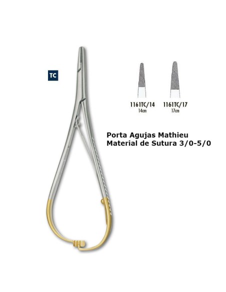 Porta Agujas Mathieu TC 14cm y 17cm.